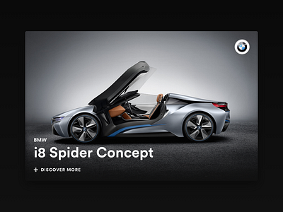 Minimal Card - BMW i8 Spider Concept