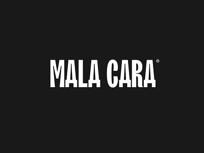 MALA CARA branding design logo logodesign logotype minimal