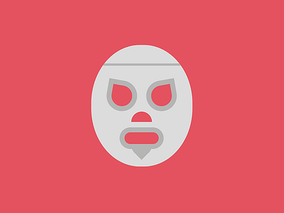 Fight “El Santo” fight gray illustration luchador mask pink santo silver