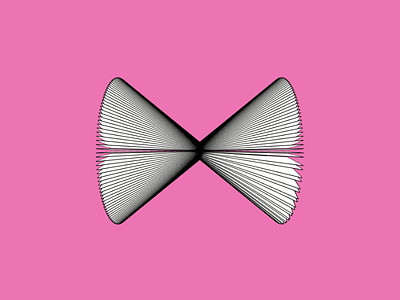 PINK Abstract Butterfly abstract butterfly generative art illustration pink visual art