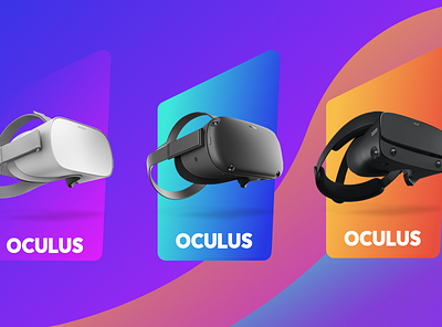 Oculus Gradient Exercise branding illustration typography ui ux