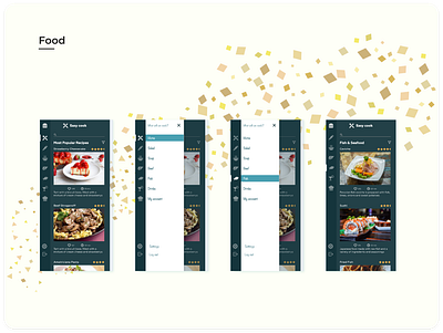 Food Recipes App app design ui ux uidesign