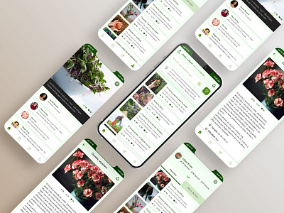 Eden App app experience design gardening nature uxui