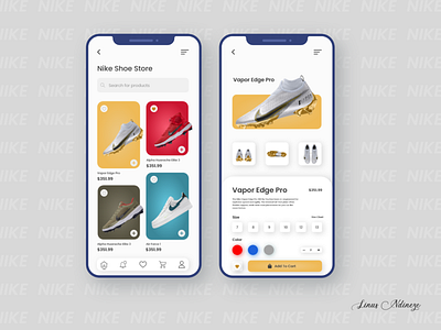 Nike Shoes App app app design branding design ecommerce app minimal nike nike air nike air max nike running nike shoes nike shoes store nike shoes store store store app ui ux