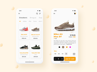 E-commerce App Concept design.