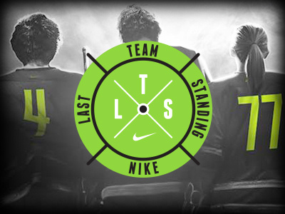 Nike - Last Team Standing badge black green hockey logo nhl nike northink sport team texture type