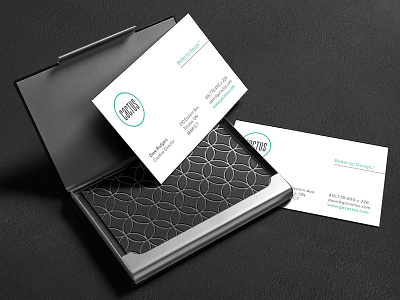 Cactus Design Inc branding business card cards deboss design duplex emboss foil logo