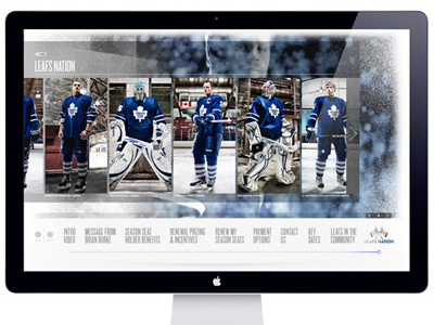 Toronto Maple Leafs 2011-12 SSH Renewal website campaign hockey nhl sports tickets toronto website