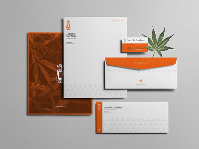 Dutchie Gardens cannabis dispensary drugs dutch logo marijuana netherlands packaging stationary weed