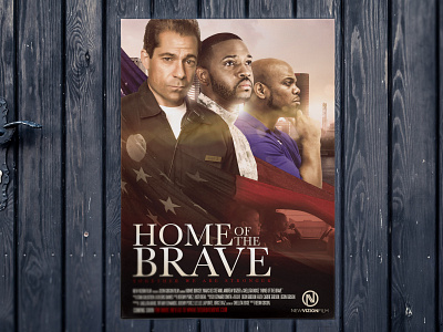 Home Of The Brave Poster By Deon Gibson On Dribbble