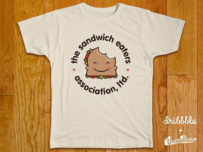 The Sandwich Eaters Association, LTD. fun icon illustration logo sandwich threadless