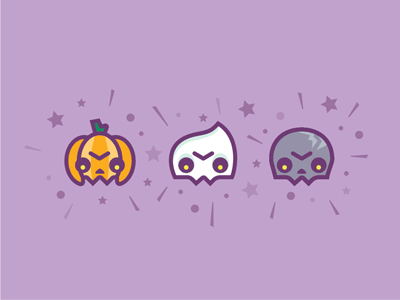 Halloween Floaties ghost halloween icons october pumpkin skull