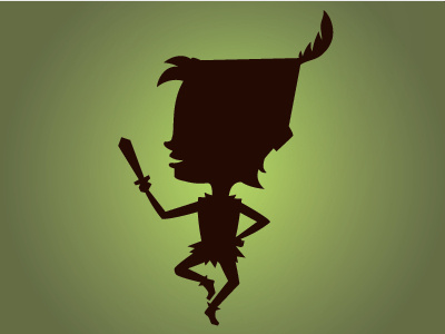 Peter Pan's Shadow boy character children fairy fantasy green magic peter pan