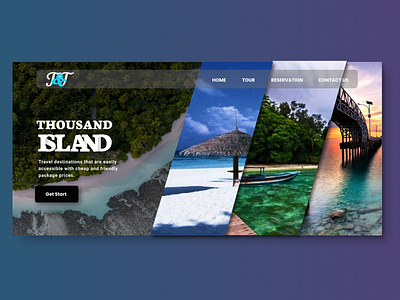 Tour & Travel web Design uiux webdesign