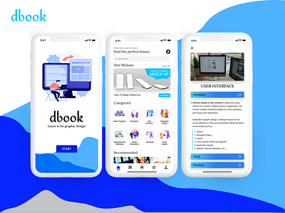 dbook app design