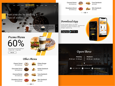 coffe store web design ui uidesign uiinspiration uiux uiuxdesign webdesign