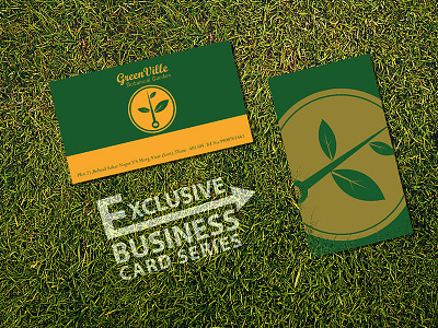 Green Ville Botanical Garden Business Card Design brand business business card businesscards democards design exclusive visitingcard