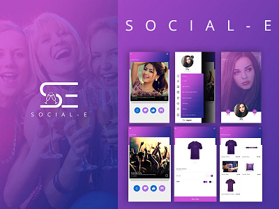 Social E app invitation party