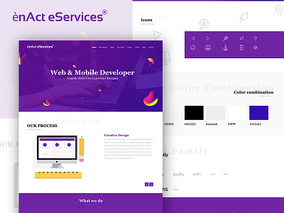 Enact Services design html website