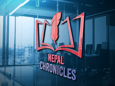 Nepal Chronicles 3dmockup 3d mock up illustration logo vector