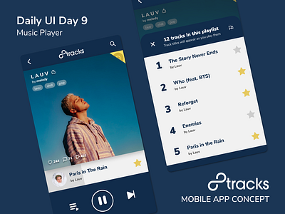 Daily UI (Day 9) - Music Player