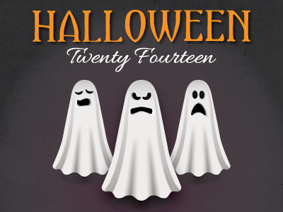 Halloween 2014 design fun ghosts halloween illustration scary