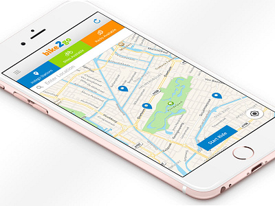 Bike2go app bike bike2go map mobile