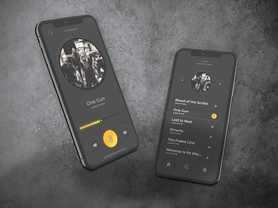 Music Player Mobile app Neumorphism