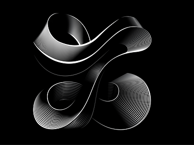 Black and white letter Z by Anna Sun on Dribbble