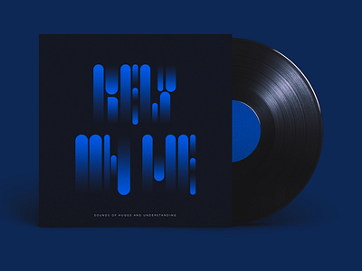 RELY ON ME - conceptual typography album cover conceptual typography custom type graphic design lettering typography vinyl record