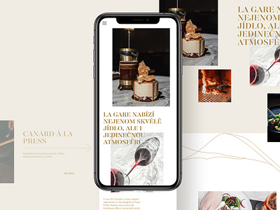 La Gare restaurant website