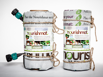 Nourishmat – Minimalist Packaging cpg food identity logo packaging product