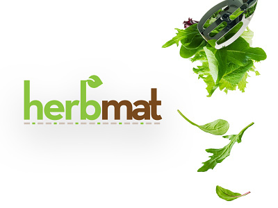 Herbmat - Logo design food herb logo logotype mark symbol typography wordmark