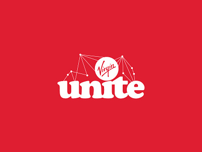 Virgin Unite Constellation brand branding identity logo logotype virgin virgin unite wordmark