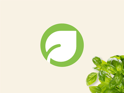 Nourishmat - Secondary Mark brand branding farm food fresh green identity illustration leaf lime logo mark