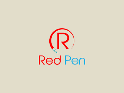 red pen logo