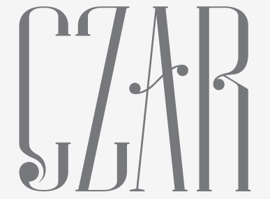 Czar condensed condensed czar logotype mastodon rasputin typeface typography