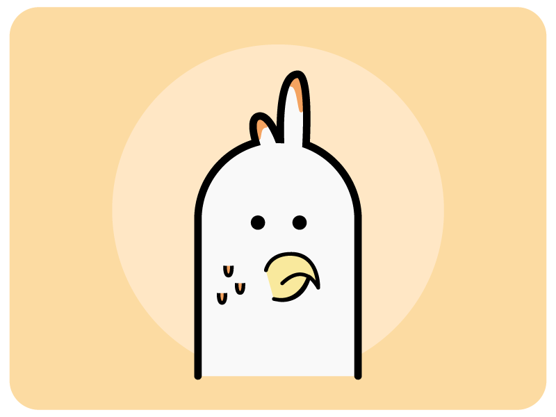Chicken illustrator pet bird chicken vector illustration