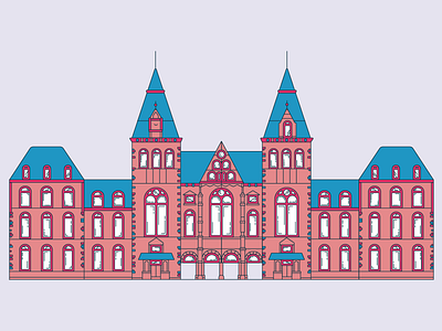 rijksmuseum amsterdam architecture building historic illustration illustrator museum netherlands rijks rijksmuseum