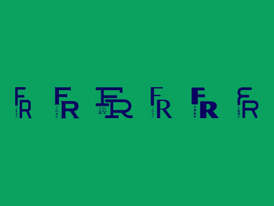 friday friends monogram type