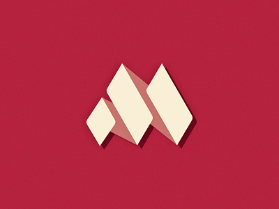 M-Logo flat identity illustrator logo