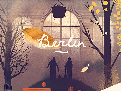 Berlin berlin character drawing graphic illustration portrait texture type typography