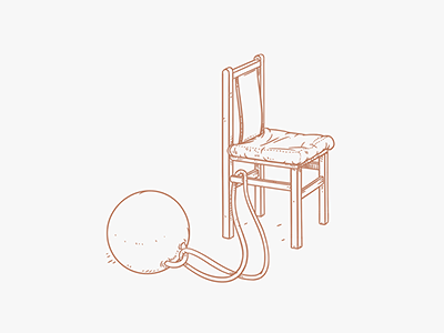 Expanding Your Comfort Zone a chair doodle drawing expanding handwriting heavy illustration letter line sketch