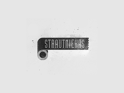 my hallmark grunge icon illustration letters logo strautniekas tape texture type typography