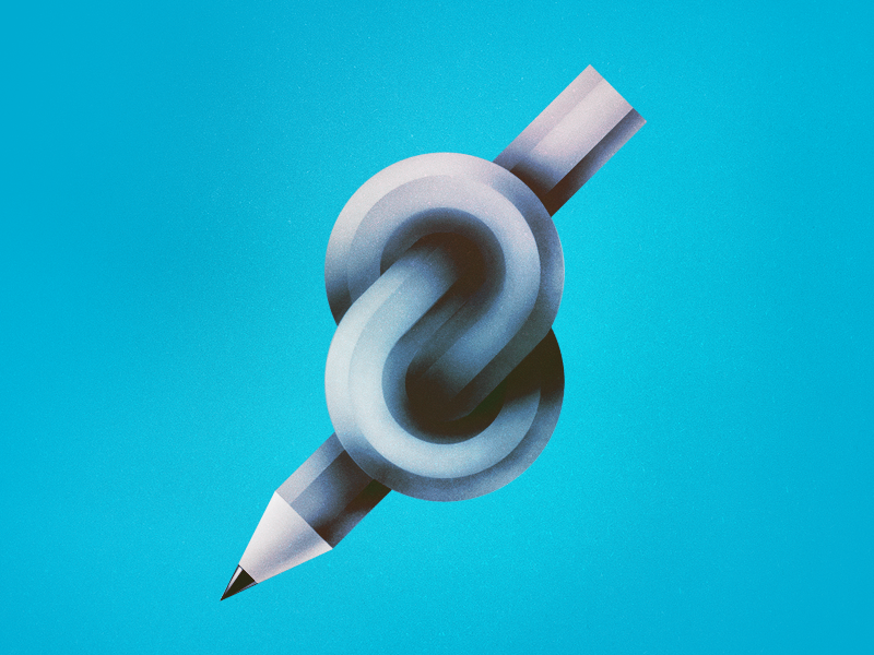 A Knot (free wallpaper) illustration free desktop wallpaper free free wallpaper knot pencil blue texture icon infinity 8