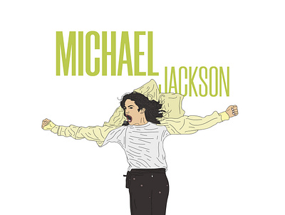 Michael Joseph Jackson art artwork design flat icon illustration illustrator popart typography vector wpap