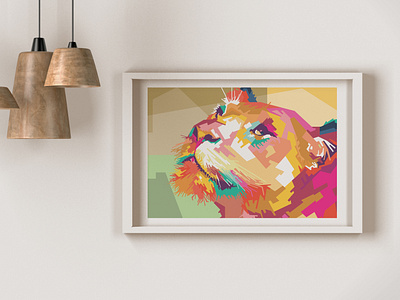I will create your pet portrait more interst with wpap pop art