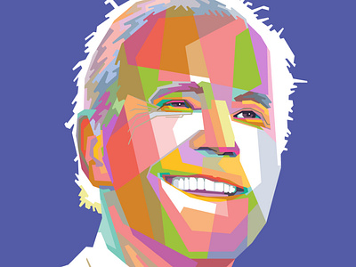 Joe Biden art artwork caricature design digitalartwork graphic design icon illus illustration illustrator popart wpap