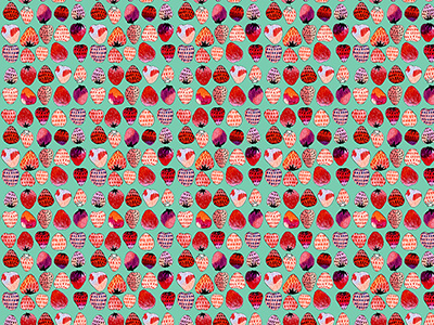 Strawberry Pattern illustration pattern
