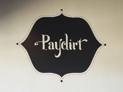 Branding Paydirt Wines branding collateral marketing tasting room wine